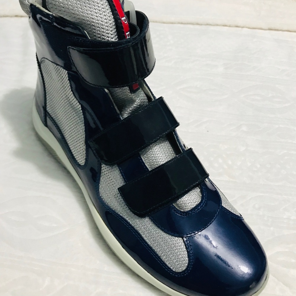 High Top Prada Sneakers